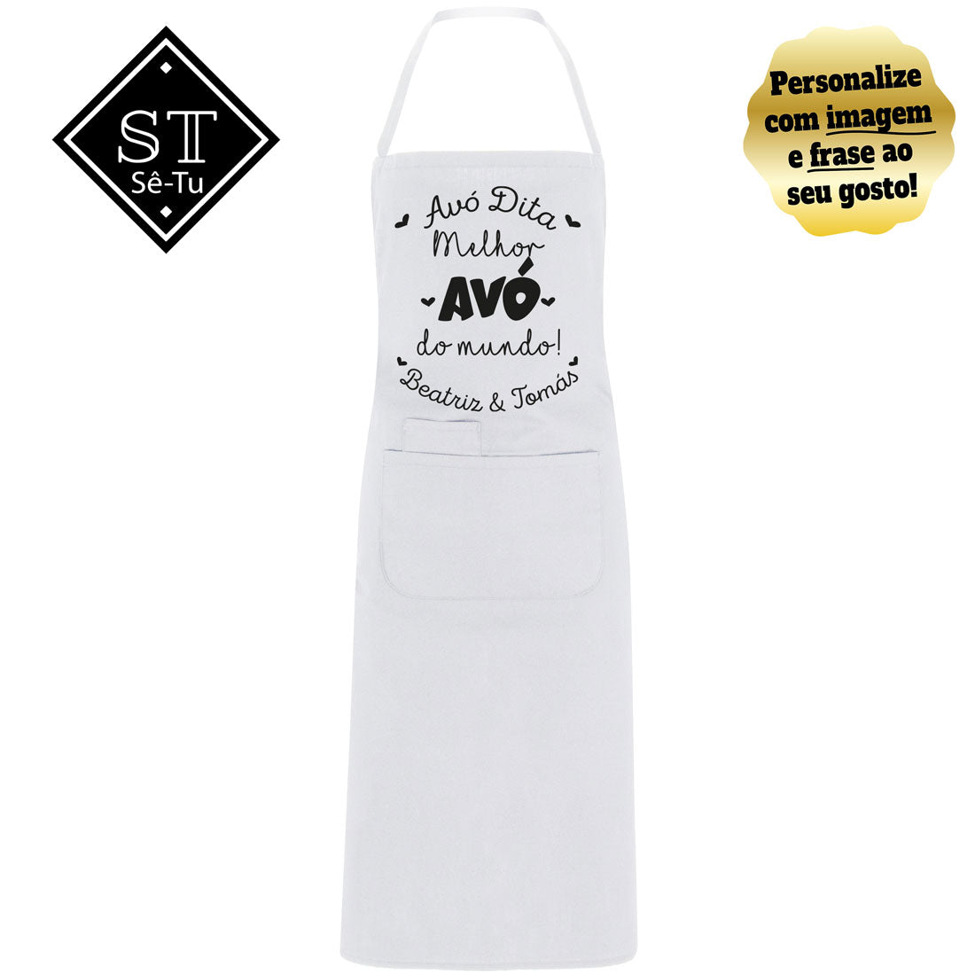 World's Best Grandma Apron (names)