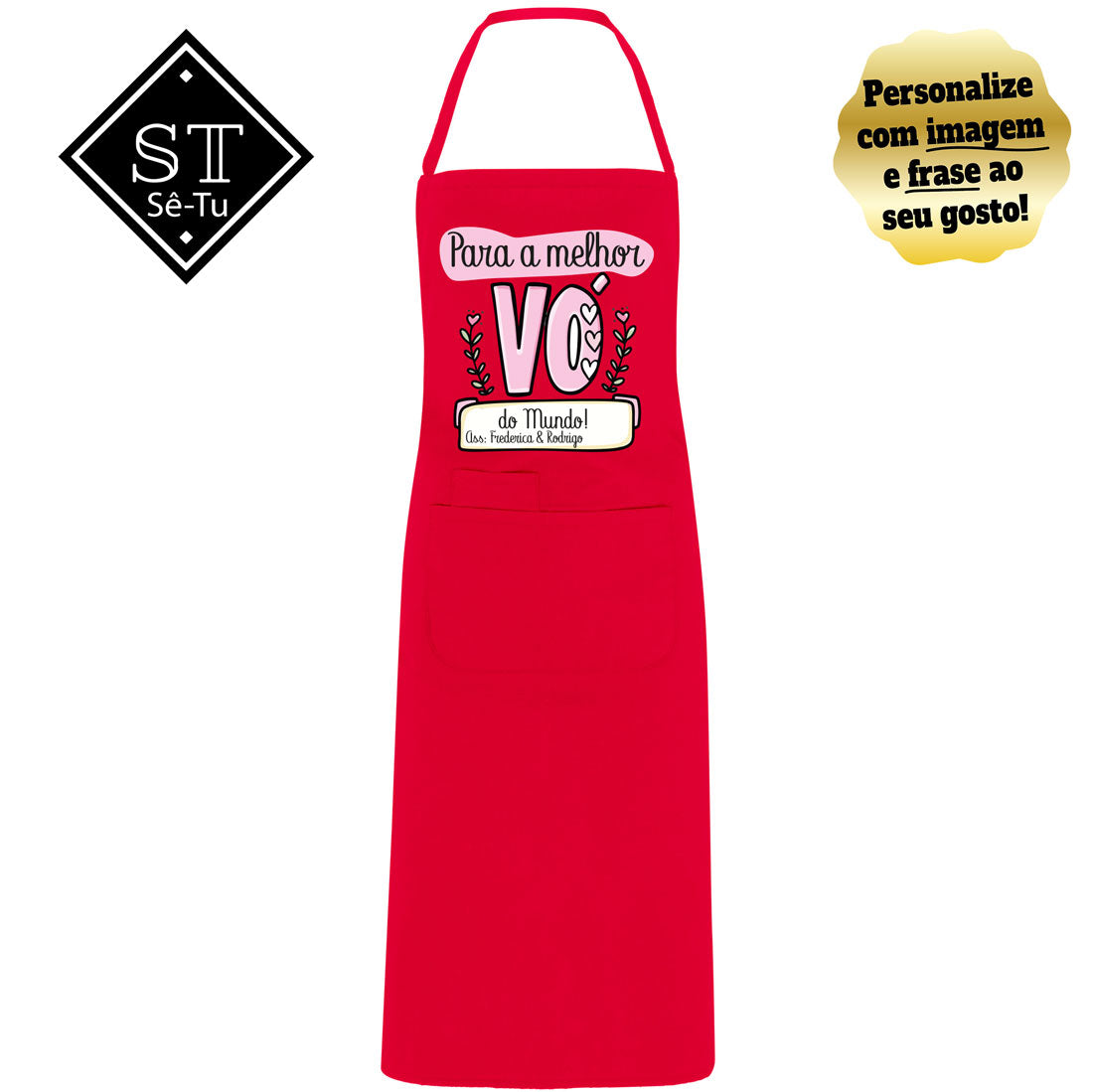 Best Grandma Apron (Grandchildren's names)