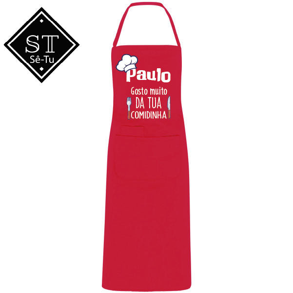 Avental Comidinha Nome