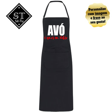 Avental Avó Em dobro