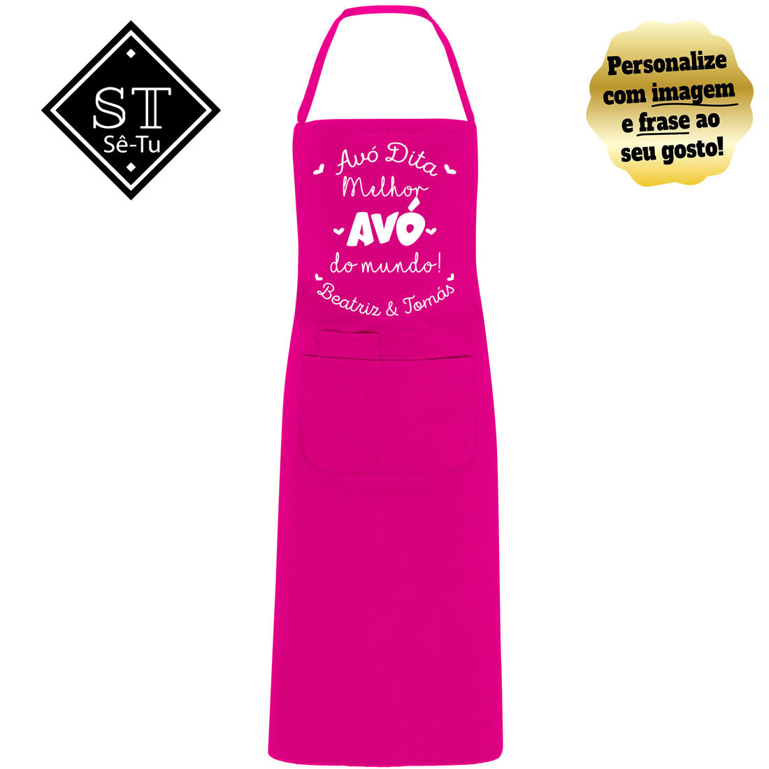 World's Best Grandma Apron (names)