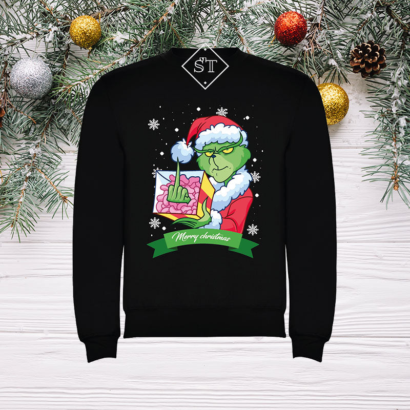 Sweatshirt Grinch 2 Natal - Criança