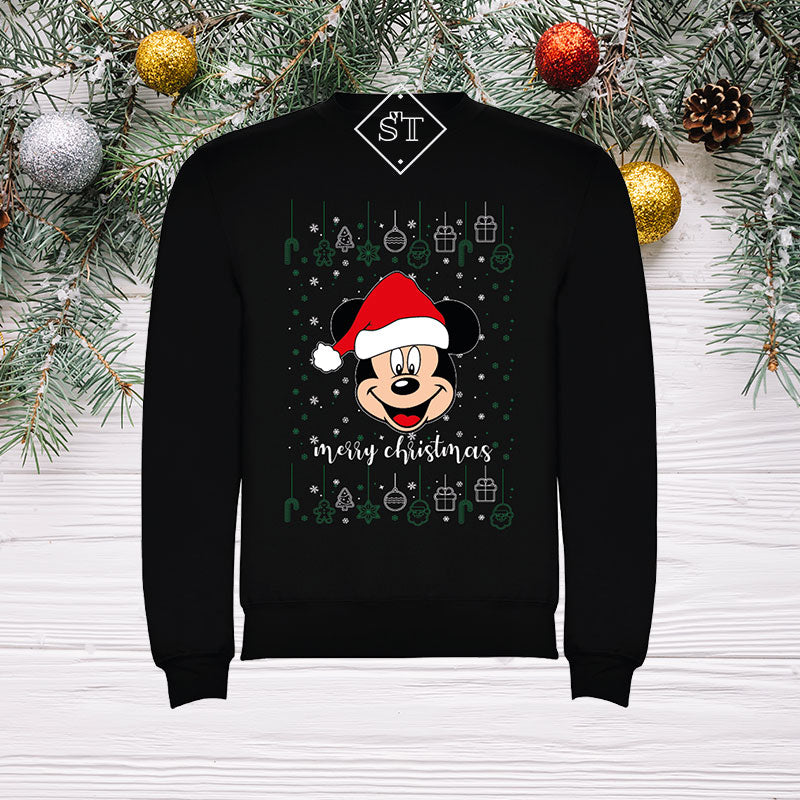 Sudadera navideña de Mickey - Adulto