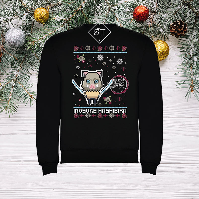 Sudadera navideña de Demon Slayer para niños