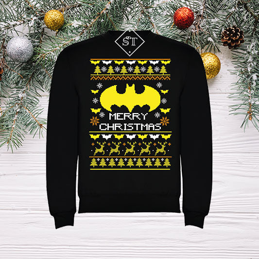 Batman Christmas Sweatshirt - Adult