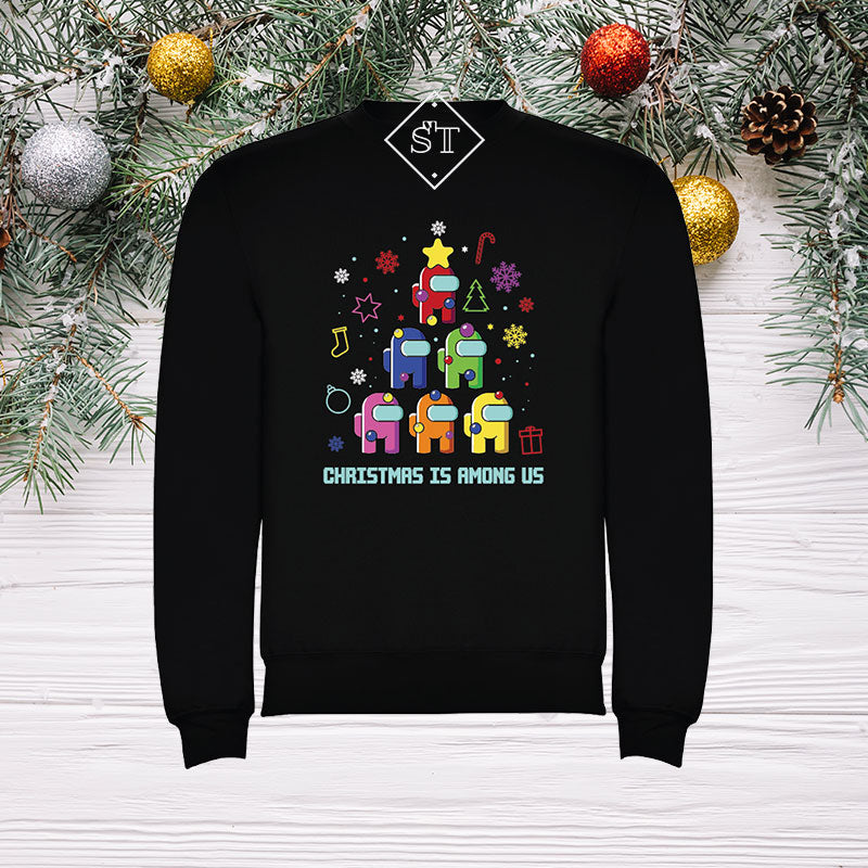 Among Us Christmas Sweatshirt - Adult