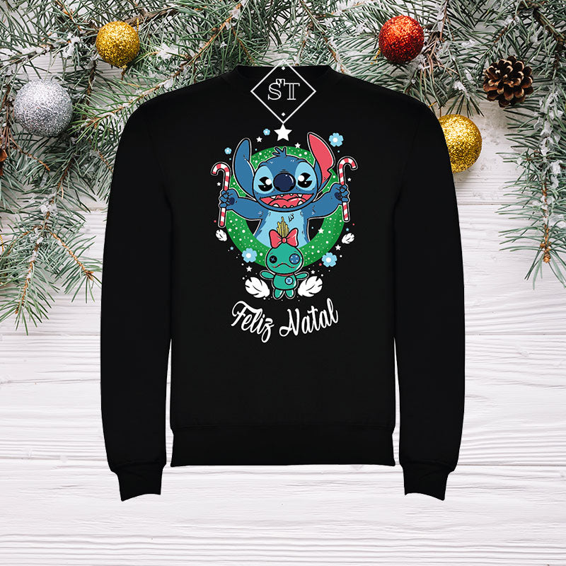 Sudadera navideña de Stitch para niños