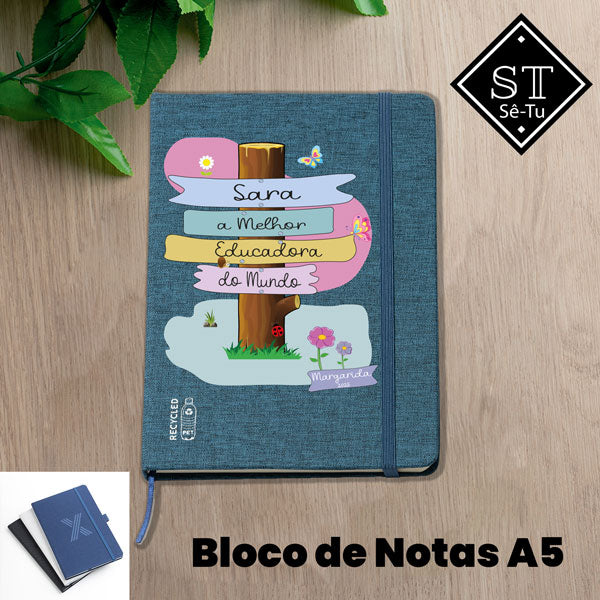 Bloco de Notas Melhor Educadora Baner