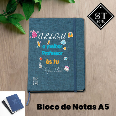 Bloco de Notas Professor A.E.I.O.U