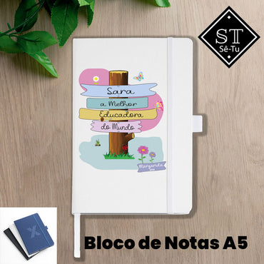 Bloco de Notas Melhor Educadora Baner