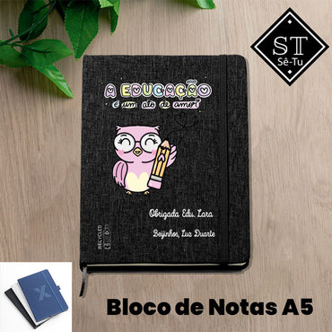 Bloco de Notas Educadora Ato de Amor
