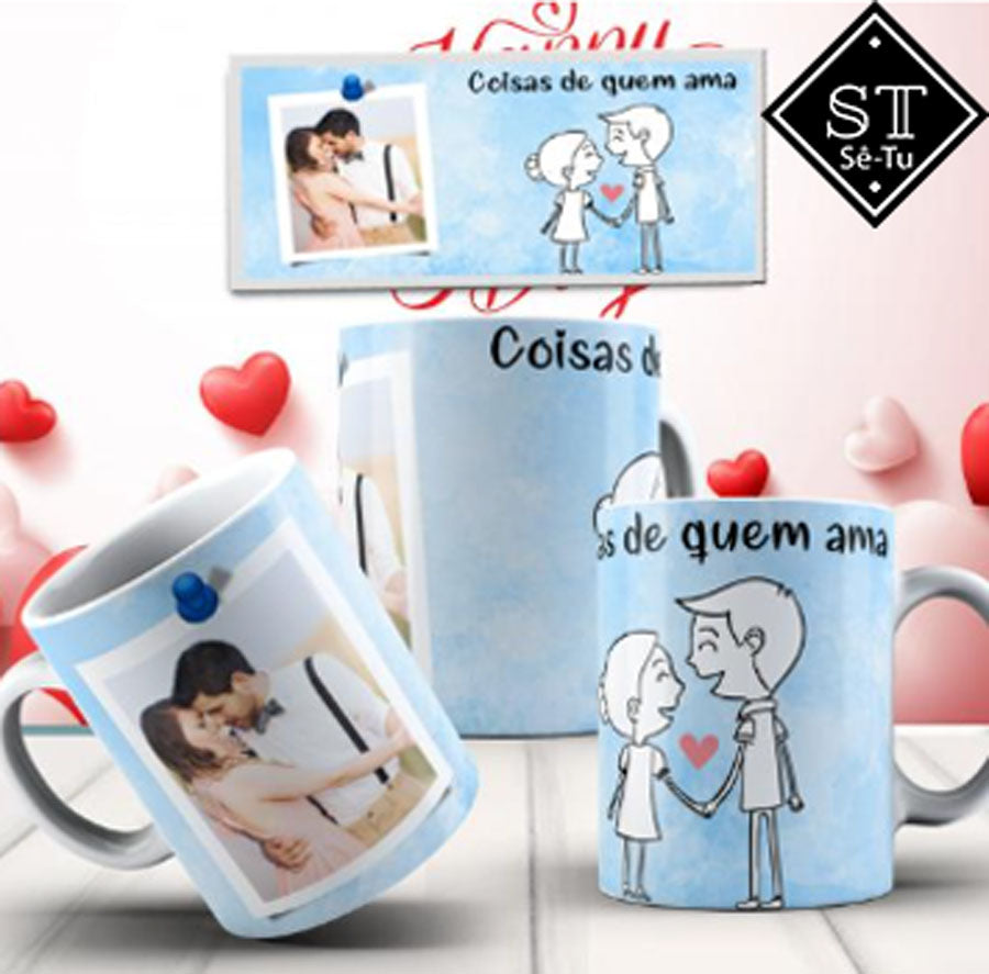 Caneca Coisas de Quem Ama (Foto)