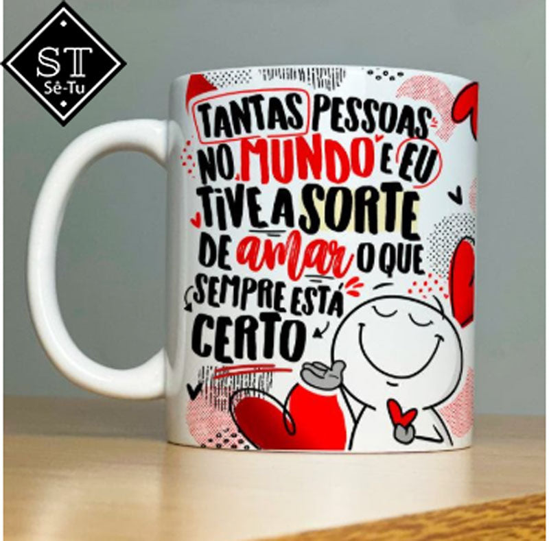 Dos líneas no se cruzan por nada (taza)