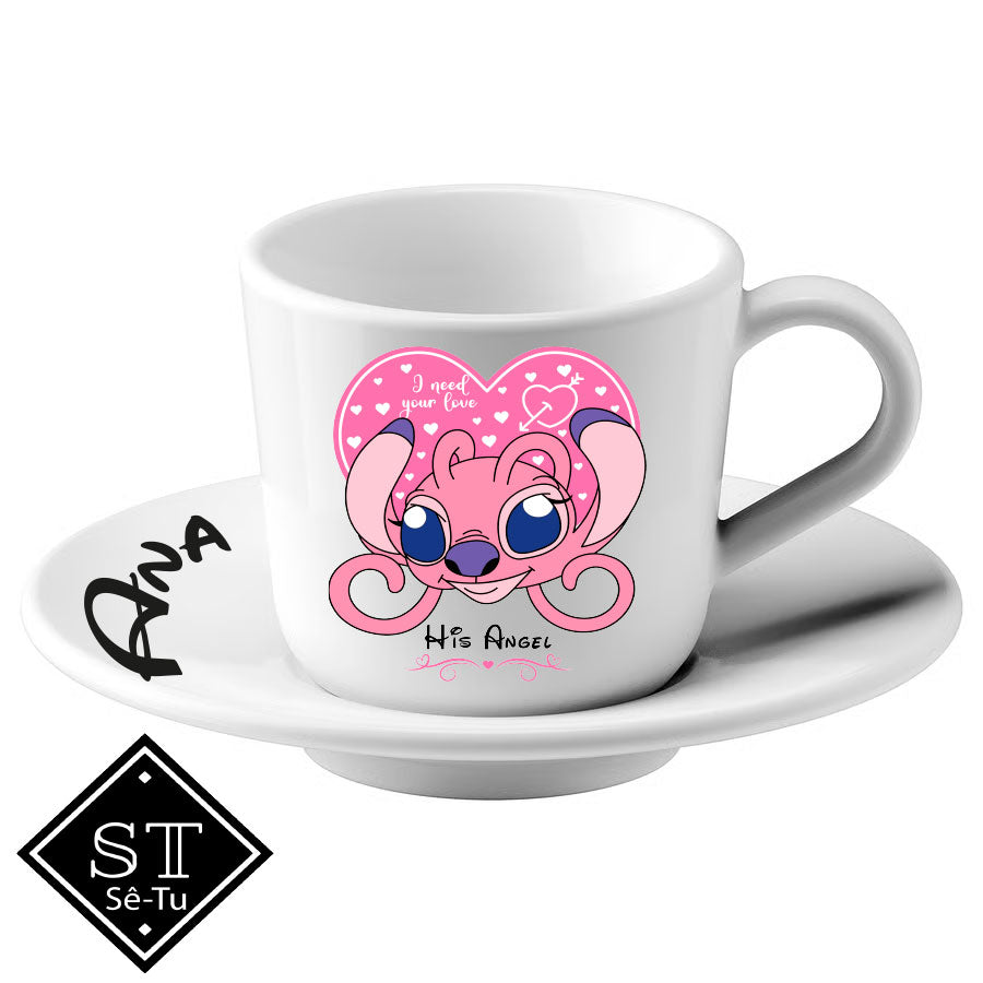 Chávena Café Her Stich His Angel