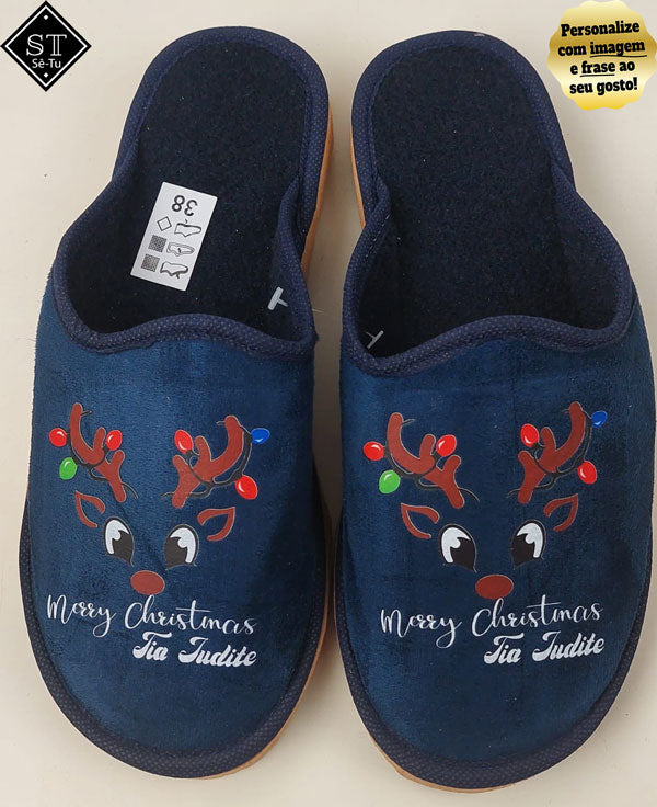 Chinelos Tia Merry Chistmas
