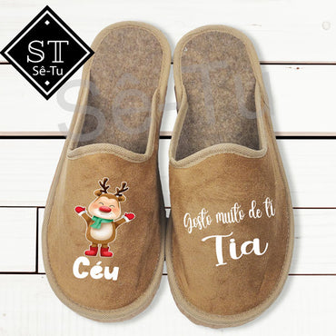 Chinelos Rena Gosto Muito de Ti