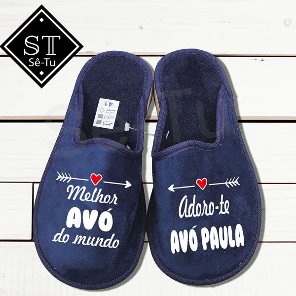 Best Grandma In The World I Love You Slippers