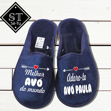 Chinelos Melhor Avó Do Mundo Adoro-te