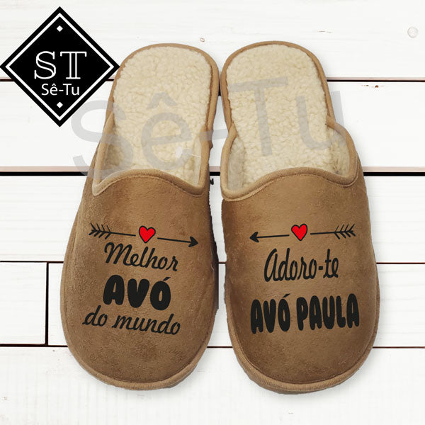 Best Grandma In The World I Love You Slippers