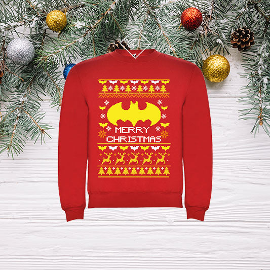 Batman Christmas Sweatshirt - Adult