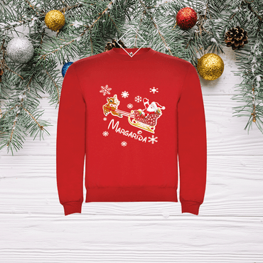 Sudadera de Papá Noel Volador - Niños