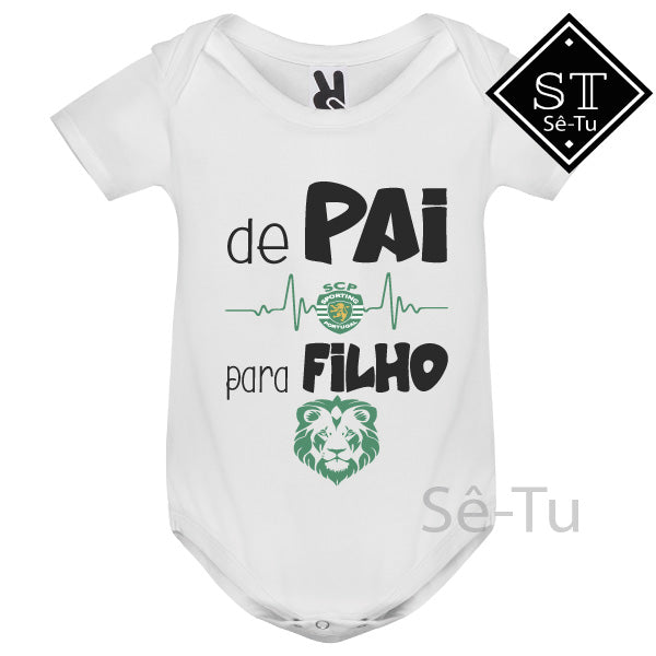 Body De Pai Para filho Sporting - Sê-Tu