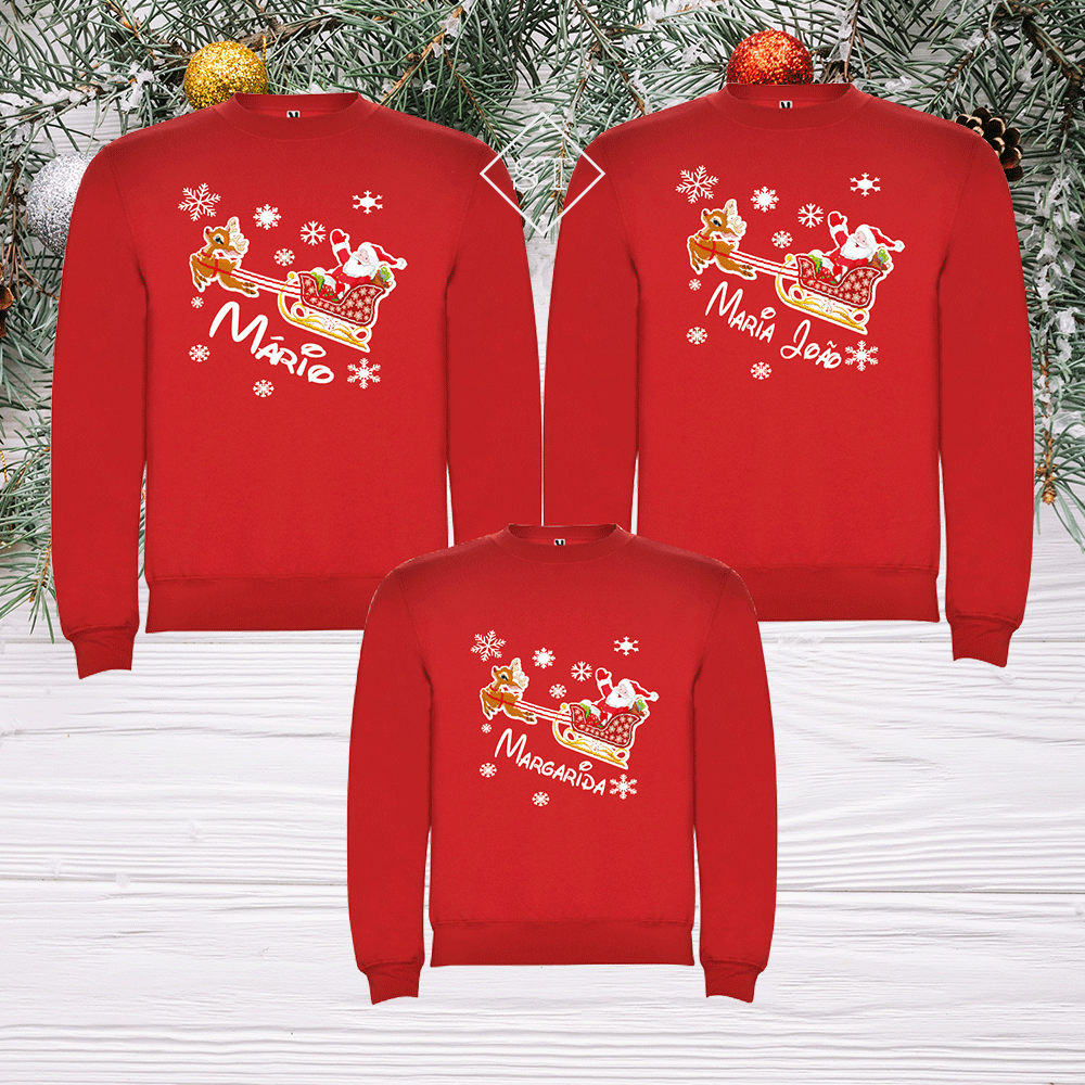 Sweatshirt Pai Natal a Voar - Criança