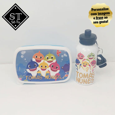 Fiambreira + Garrafa Baby Shark