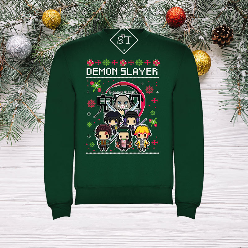 Demon Slayer 3 Christmas Sweatshirt - Kids