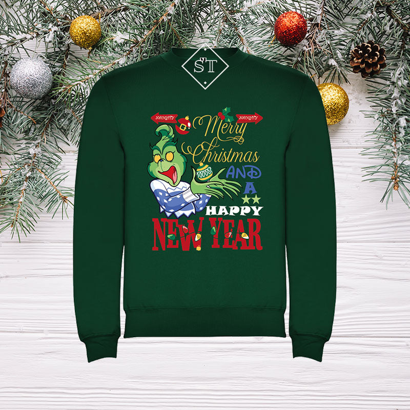 Sudadera navideña del Grinch para adultos