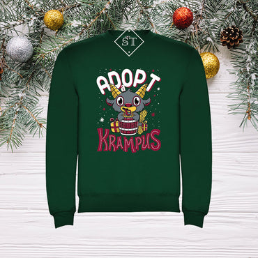 Sudadera navideña de Krampus para adultos