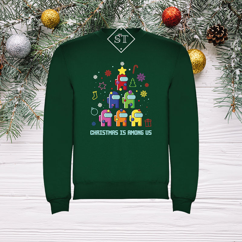 Among Us Christmas Sweatshirt - Adult
