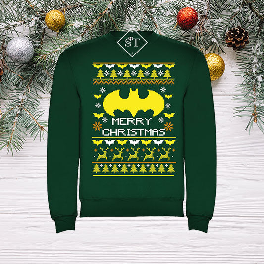 Batman Christmas Sweatshirt - Adult