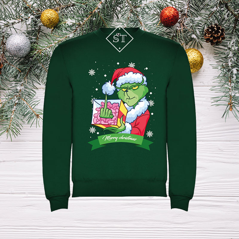 Sweatshirt Grinch 2 Natal - Criança