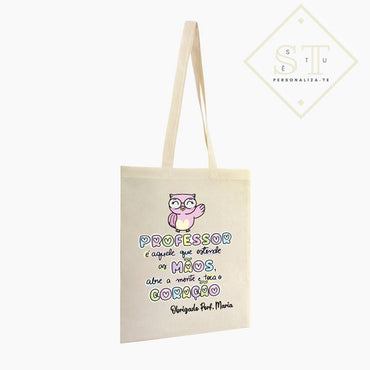 Tote Bag Professor é aquele que estende as mãos - Sê-Tu
