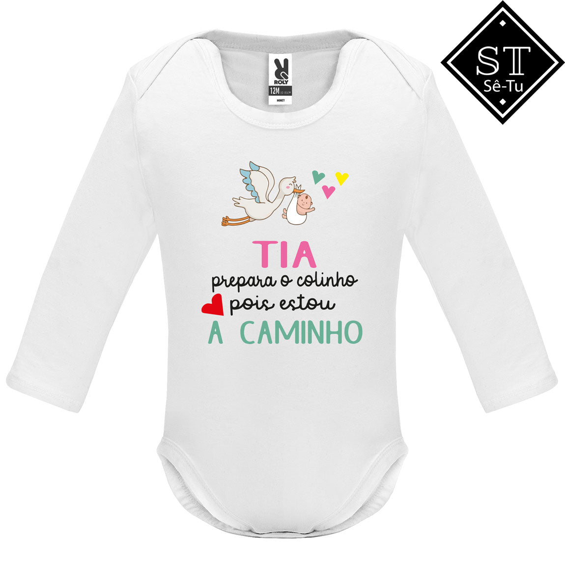 Body Tia Prepara o Colinho que estou a Caminho!