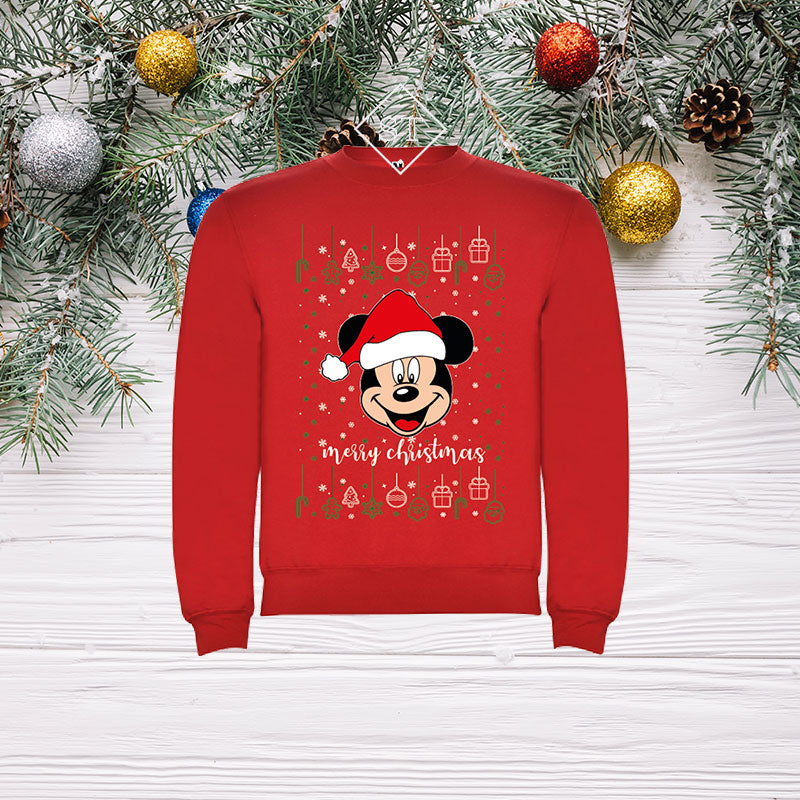 Sudadera navideña de Mickey - Adulto