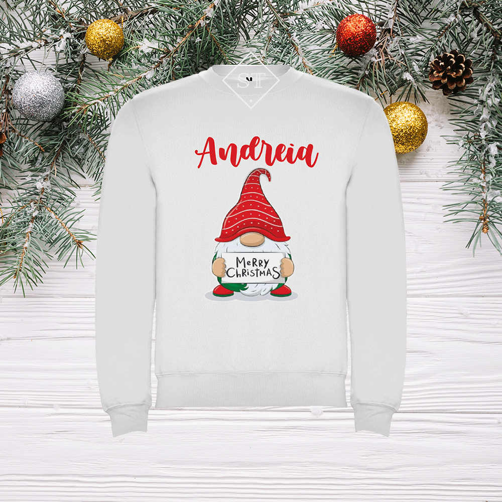 Sweatshirt Gnomos Natal - Mamã