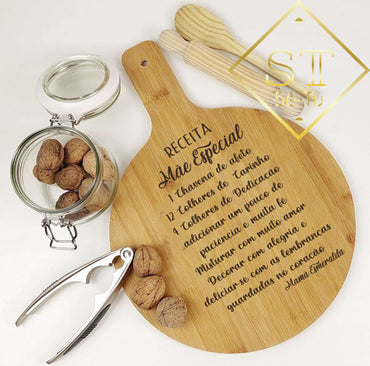 Tábua de Corte em Bambu Mãe Especial - Sê-Tu