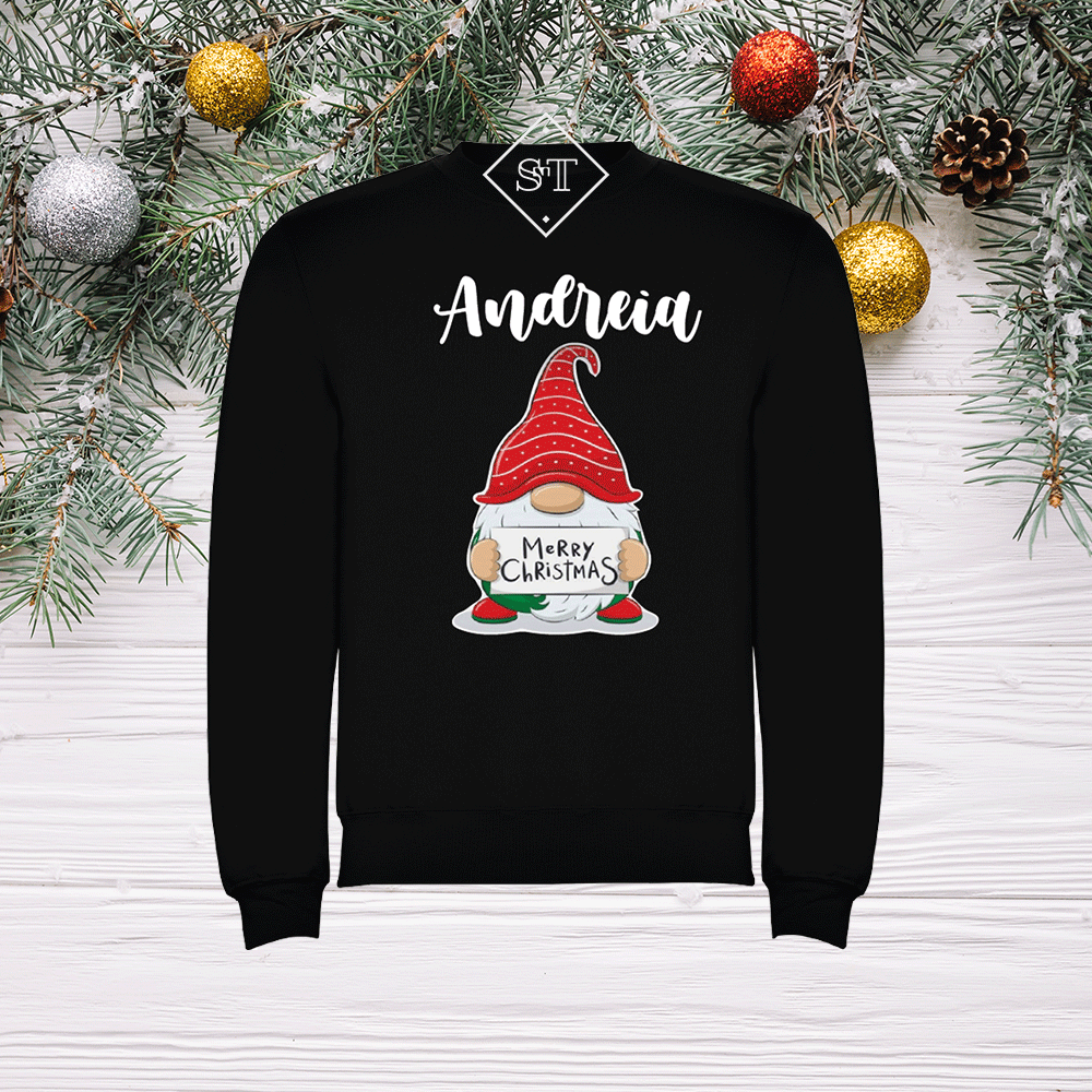 Sweatshirt Gnomos Natal - Mamã