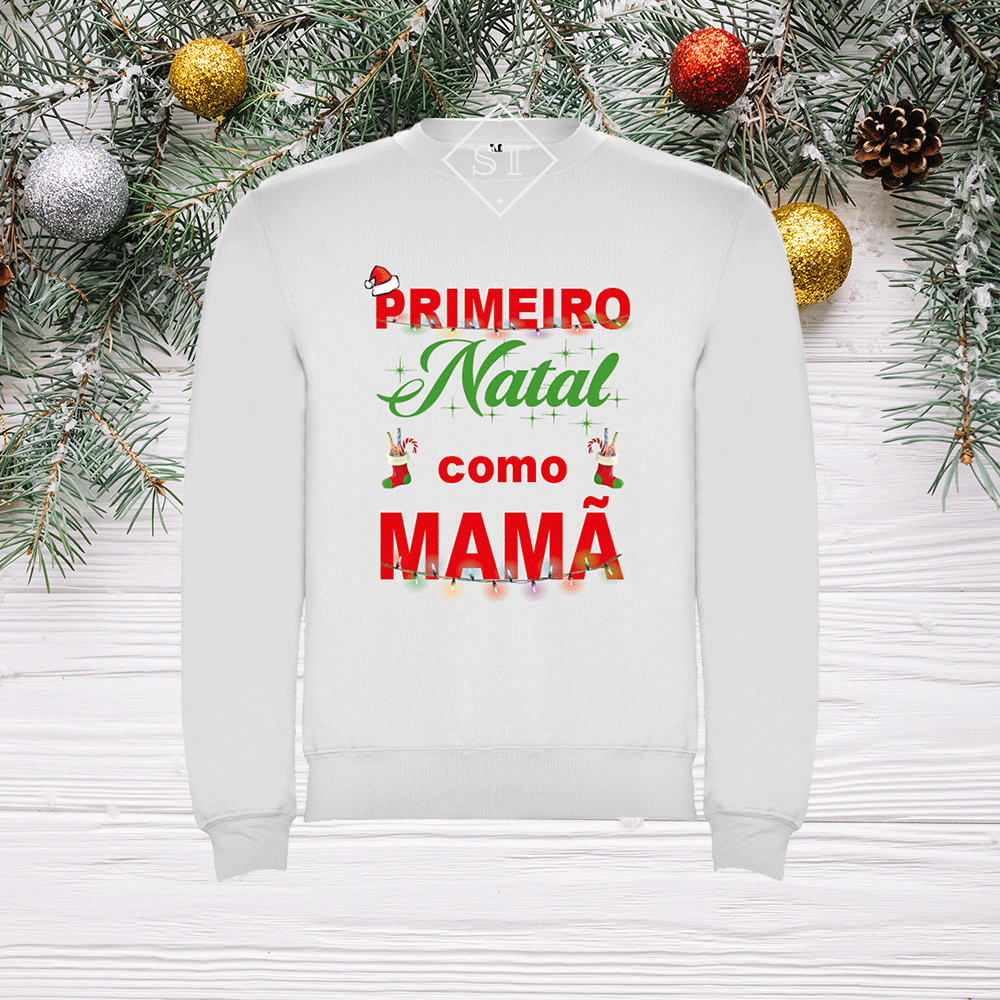 Sweatshirt Primeiro Natal 2 - Mamã
