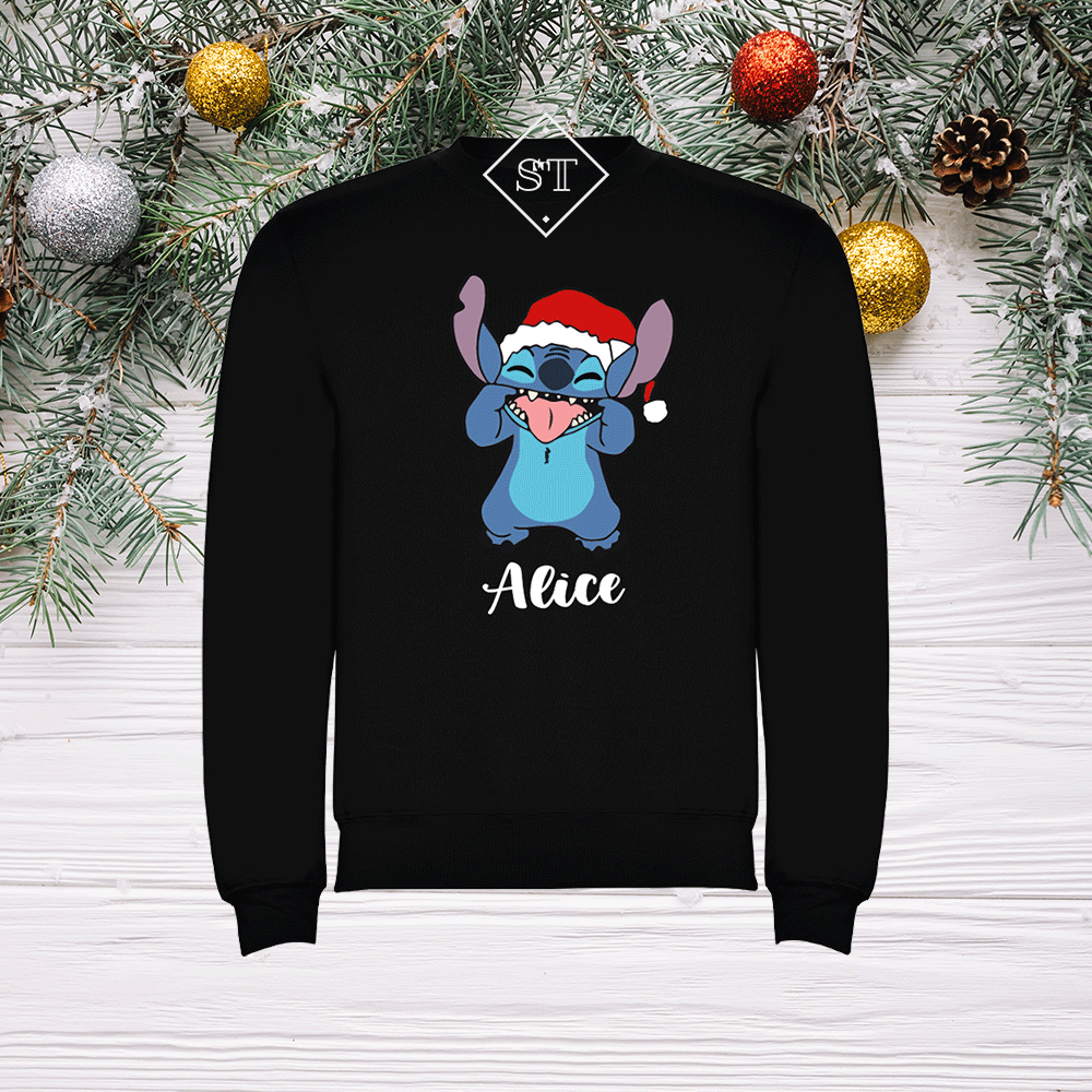 Sweatshirt Stitch 2 Natal - Criança