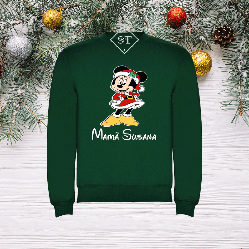 Sweatshirt Mickey Natal - Mamã