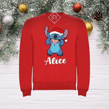 Sudadera navideña de Stitch 2 - Mamá