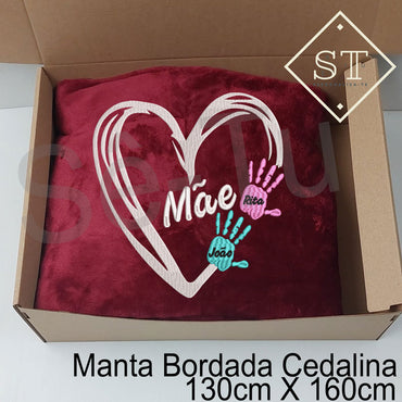 Manta de manos de corazón