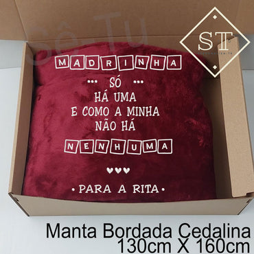 Manta de madrina como la mía