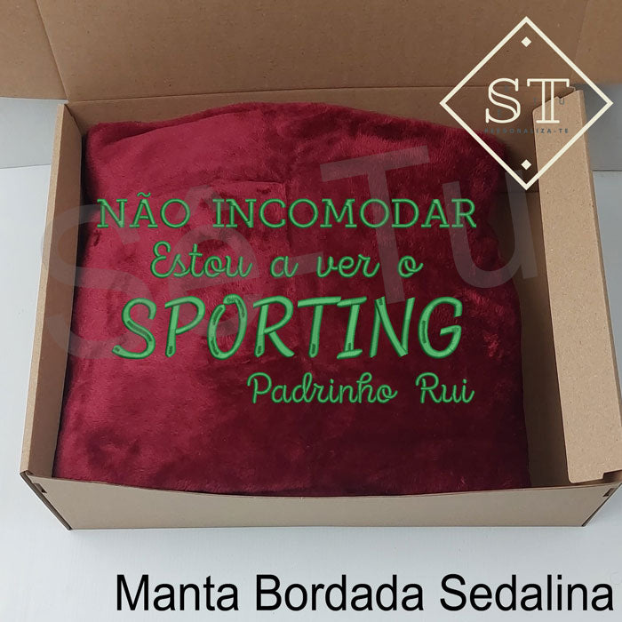 Manta Não Incomodar Sporting