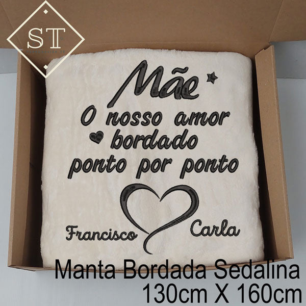 Manta Mãe ponto a ponto