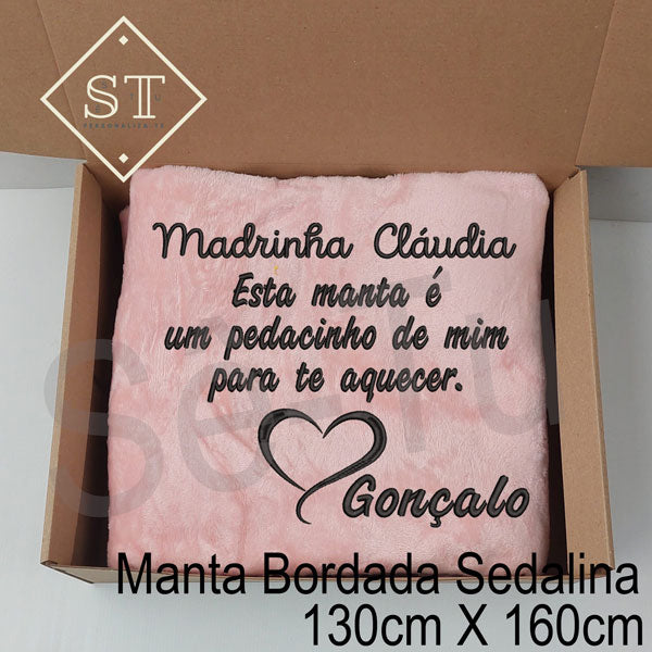 Manta Madrinha um Pedacinho de Mim