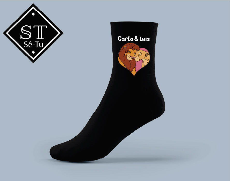 Calcetines del Rey León con nombres
